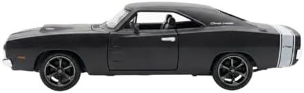 Miniatura De Ferro D o d g e Charger R/T Velozes e F u r i o z o s escala 1:32 (Preto Sem Motor)