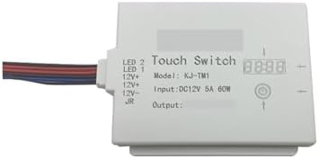KJ-KS-004 Single and Double Color Touch Display Switch Power Supply Cabinet Wardrobe Bathroom Mirror Drive(Single Color with fogremoval) image 3