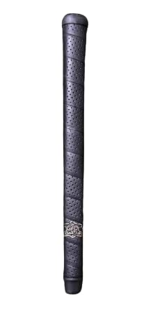 The Grip Master Classic Wrap Leather Putter Grip - Choose Color & Size (Black (Paddle))