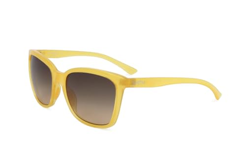 Smith Women's Colette/N 52 WK0 55 Sunglasses, Yellow (Yellow/Brown Sf), Yellow (Yellow/Brown Sf), 55