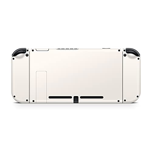 Image of Tacky Design Classic Solid Colors Skin Compatible with Nintendo Switch Skin Wrap Cover, Off-White Skin for Nintendo Switch Stickers, Premium Vinyl 3M Full Wrap Decal (Off-White)