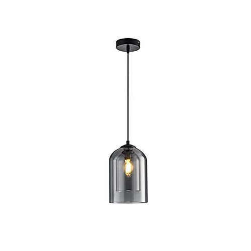 Modern Pendant Lights Kitchen Double-Layered Glass LED Nordic PostDining Table