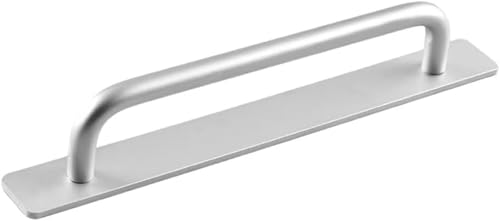 Xiraivke 自己粘着性アルミニウム合金ドアハンドル 1 個入り 扉・引き戸・浴室ドアに対応 取り付け簡単