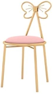 XGQ Nordic Silla de Dormitorio Minimalista Personalidad Cafetería Tabla y Silla Arte Silla de Comedor (Silla de Mariposa) (Color : Butterfly Chair)