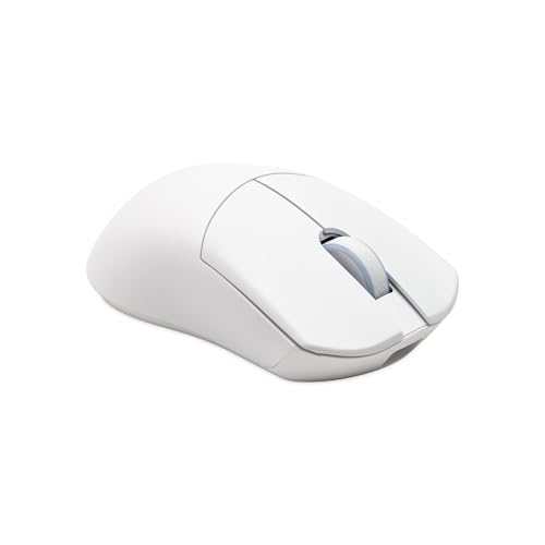 Image of WLMOUSE Huan 48g Ultra-Lightweight Magnesium Alloy Gaming Mouse,8K Voice & Display Receiver, Dual 8K Wireless /Wired, PAW3950HS Sensor, RGB Wheel Lighting, Nordic 54H20 (White(OM Switch))