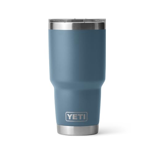 Image of YETI Rambler 30 oz Tumbler, Stainless Steel, Vacuum Insulated with MagSlider Lid, Nordic Blue