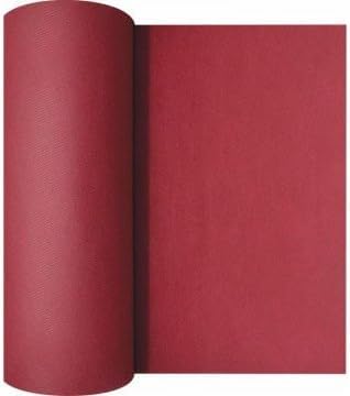 Grupo Munditol - Rollo Mantel Camino de Mesa Newtex - 40 cm x 48m - Ideales para Bodas, Bautizos, Comuniones, Cumpleaños (Burdeos)
