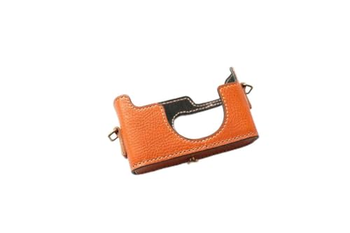 Housse Leica CM Zoom sac photo cuir véritable fait main marron