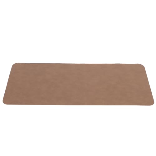 KJHBV Alfombrilla de Escritorio Grande de Cuero Resistente al Agua para Oficina, Doble Cara Antideslizante, Protector de Mesa para Computadora y Ratón