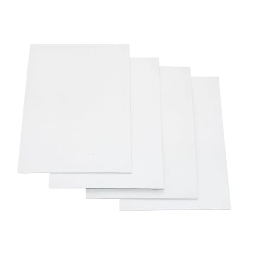 Paintersisters Cartón de pintura 24 x 30 cm / 30 x 40 cm, con lienzo de calidad de 320 g/m², imprimado listo para pintar, juego de ahorro de cartón para pintar, pizarra (18 x 24 cm, 4 unidades)