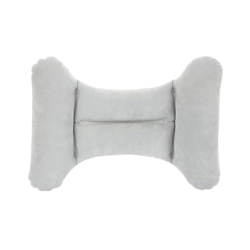 Almohada de Apoyo Lumbar para Viajes, Almohada Inflable en de H, Almohada de Viaje, cojín ergonómico para la Espalda, Soporte Ligero para la Espalda para Silla y Coche