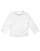 Leveret Long Sleeve Baby Boys Girls Rash Guard Sun Protected UPF + 50 Kids & Toddler Swim Shirt (White, Size 3 Toddler