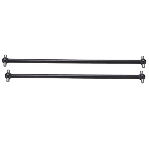 BONKZEBU Eje de Transmisión de Coche Teledirigido de Metal de Acero, Longitud Total de 140mm y 130mm para Losi Lasernut U4 1/10, Piezas de Mejora de Coche RC