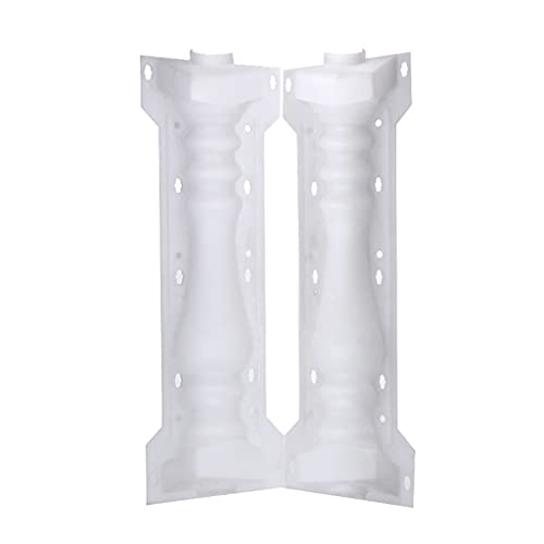 Molde de columna romana para jardín, borde con efecto de piedra, molde de pavimentación de para patio, para hacer caminos, piscina de cemento, moldes largos de ladrillos de hormigón, molde de