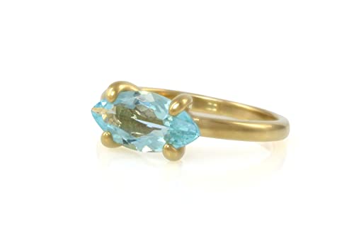 Bague en Topaze Bleue - Finir avec les bijoux ternes grâce à cet anneau éclatant