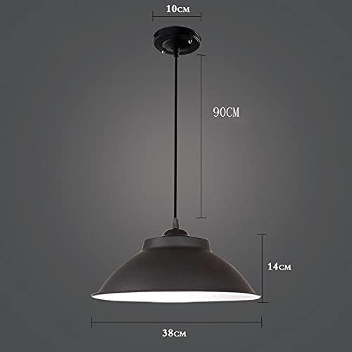 LQZCXMF Macaron Plafond Hanglamp Kleur Industriële Verlichting Verstelbare Ophangdraad Keukeneiland Kroonluchter E27 Voet Retro Industriële Lamp Hanglamp Met Enkele Kop Voor: photo 3