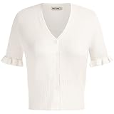 cardigan corto negro Por favor consulta cuidosamente a la tabla de tallas entre las fotos izquierdas, la de Amazon no es aplicable. ¡Muchas Gracias!
