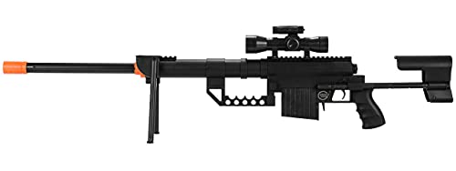 Ukarms P1200 M200 Airsoft Sniper Rifle (Black) Fps 330 #TOP8