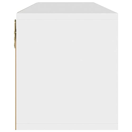 VidaXL Mobile TV Bianco 88,5x27,5x30,5 cm in