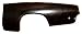 Sherman Parts 250-50AL Quarter Panel Skin with Round Lamp Hole 1968 Cuda Left