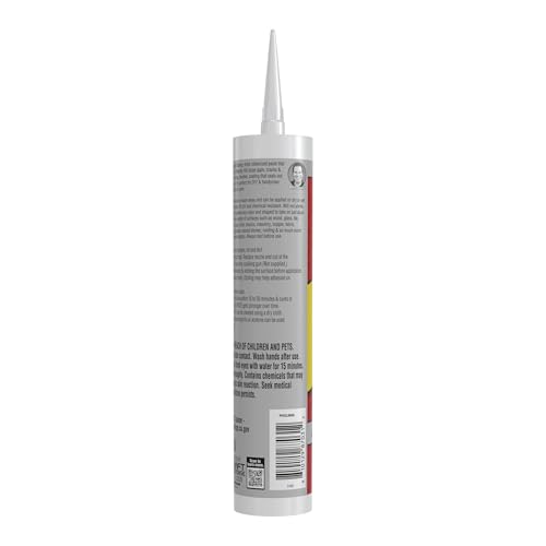 Image of Flex Paste, Waterproof Paintable Putty, Spackle Sealant, Fill Gaps Cracks Holes - Block Out Water and Air - UV Resistant - Walls, Drywall, EPDM, Concrete, Roof, RV Repairs, Clear, Cartridge