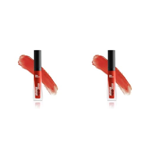 Image of Blue Heaven Hyperstay Liquid Matte Lip Colour Fire Red (Pack of 2)
