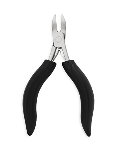 Amazon Basics Toenail Clippers for Thick Nails with Comfort Grip, Easy to Use Nail Care Tool, Black - image 2