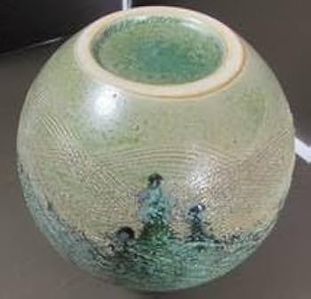 信楽焼花瓶 Yahoo!オークション - z1G062Z- 信楽焼 三彩窯 花入 共箱 未使用