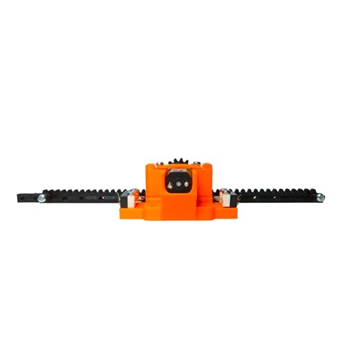 Image of N20 Rack and Pinion Linear Motion Kit with Adjustable Limit Points | 3D Printed Mini Linear Actuator for DIY Robotics and CNC Projects (Motor and Switch Not Included)
