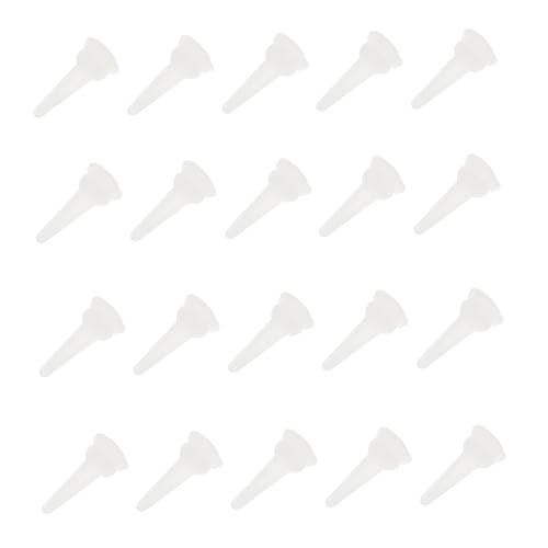 GRIRIW 40Pcs Pet Nursing Nipples Soft Silicone Bunny Pacifiers for Easy Feeding for Kittens Puppies and Animals Lightweight Portable for Young Pets