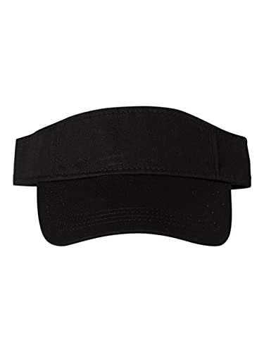 Valucap - Bio-Washed Visor - VC500 - Adjustable - Black