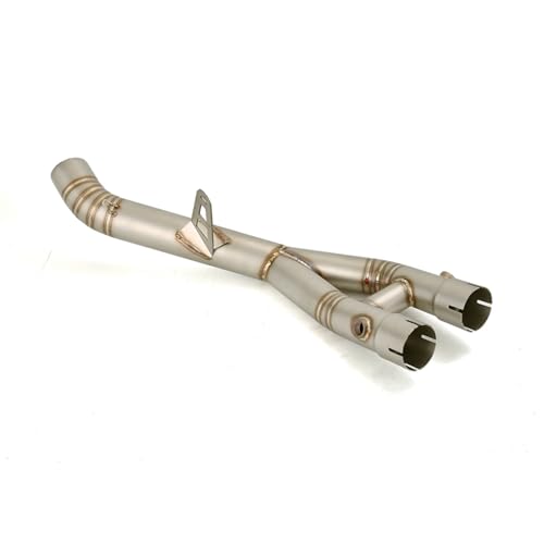 Tubo de escape medio 60.5mm para Yamaha YZF-R1 2015-2025 y MT-10 con DB Killer 5
