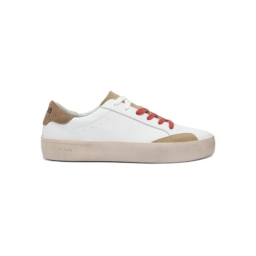 Sneakers Street Leather SUN68 en cuir parfaits pour vos sorties en ville