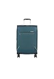 Samsonite Breeze Trolley Maleta, Petrol Azul, Poliéster, 67 x 43 x 27 cm, 75 L, 4 Ruedas Spinner, Cerradura TSA