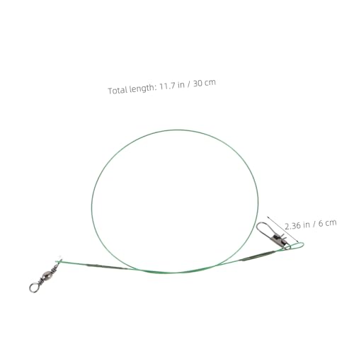 Steel wire fishing leaders con giratorios multidispositivo miniatura 2