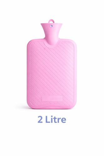 Image of FIDEO (2 Litre) Rubber Hot Water Bag for Hot and Cold Therapy | Non Electric Heating Bottle for Pain Relief Period Cramps Muscle Aches Back Neck Shoulder Comfort | Leak Proof Design