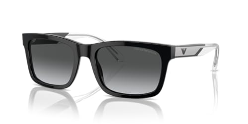 Emporio Armani Men's Ea4224 Sunglasses, black, 57 mm