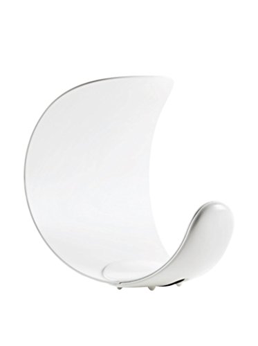 Dimmerabile Luceplan Curl D76, Lampada LED da Tavolo, Bianco, plastica
