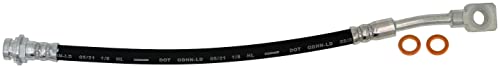 BRAKE HOSE - Brake Hydraulic Hose - Brake Line - Brake Hose - This automotive brake hydraulic hose was precision-engineered to match the fit, function and performance of the original brake hose on specific vehicles and positions to ensure safe, long-lasting durability as part of a complete brake repair. - Buick Park Avenue 1998-97, Buick Riviera 1998-95, Cadillac Seville 1998, Oldsmobile Aurora 1999-95 - Dorman H380267 Rear Driver Side Brake Hydraulic Hose Compatible with Select Buick/Cadillac/Oldsmobile Models