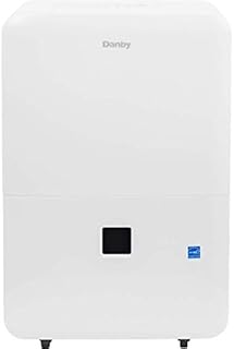 Danby DDR050BJWDB 50 Pint Energy Star Dehumidifier In White, For Home, Basement, Bedroom