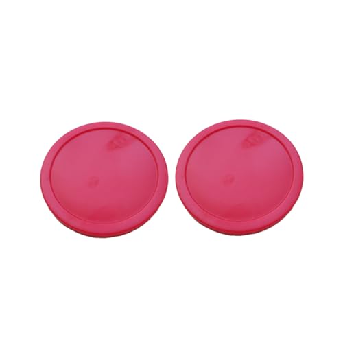 2-Pack 3.25-Inch (82mm) Heavy-Duty Full-Size Air Hockey Pucks – Replacement 1 oz (28g) Pucks for Commercial & Arcade Air Hockey Tables – Smooth Glide, 7mm Thick