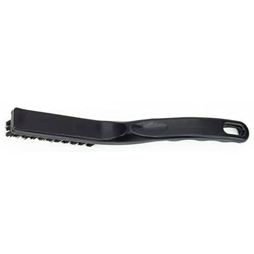 Image of SPARTA Detail Brush Grout Brush, Crevice Brush with Hanging Hole for Bathroom, Kitchens, Countertop, Plastic, 9 Inches, Black