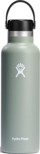 Hydro Flask Water Bottle - Insulated Stainless Steel - Non Spill, Leakproof in 21 Oz Agave Green - image 1