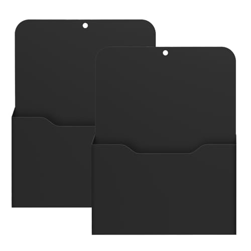 MoKo Magnetic File Holder, A4 Large Size Refrigerator Storage Organizer Magnet Pencil Cups Marker Paper Letter Pen Holder Stationery Supplies for Classroom Office Home, 2 Pack, Black - Cosy Home Interiors MoKo Magnetic File Holder, A4 Large Size Refrigerator Storage Organizer Magnet Pencil Cups Marker Paper Letter Pen Holder Stationery Supplies for Classroom Office Home, 2 Pack, Black