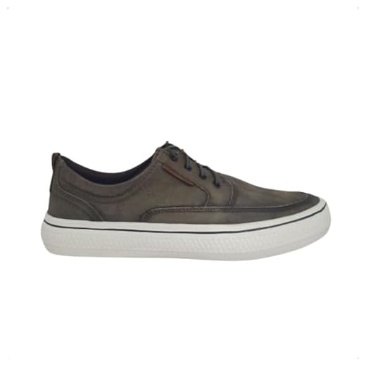 Democrata Tênis Denim Fender Smoke-Cinza 42 - Casual, Caminhada, Adulto, Masculino