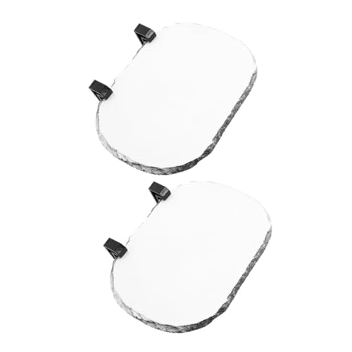Uonlytech 2juego Placas de Sublimación Piedra Natural para Bricolaje Marco de Fotos Roca para Transferencia de Calor Decoración Creativa para Imágenes Personalizadas