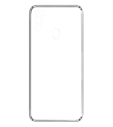 Image of Soft Flexible Silicone Back Cover Compatible with Samsung Galaxy M21 2021, Transparent Case