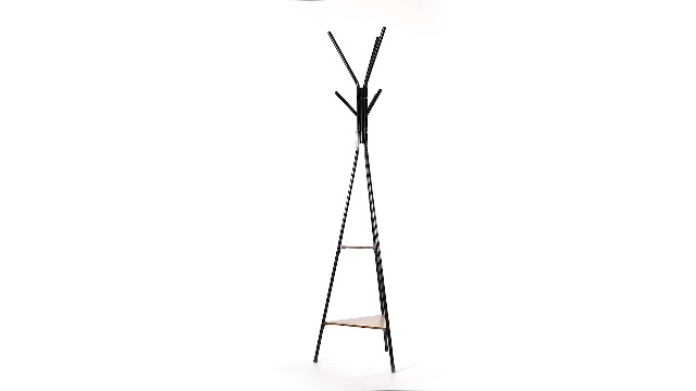 Staande kapstok Bistro 12 haken zwart | Online Deurbeslagshop Staande kapstok Bistro 12 haken zwart | Online Deurbeslagshop