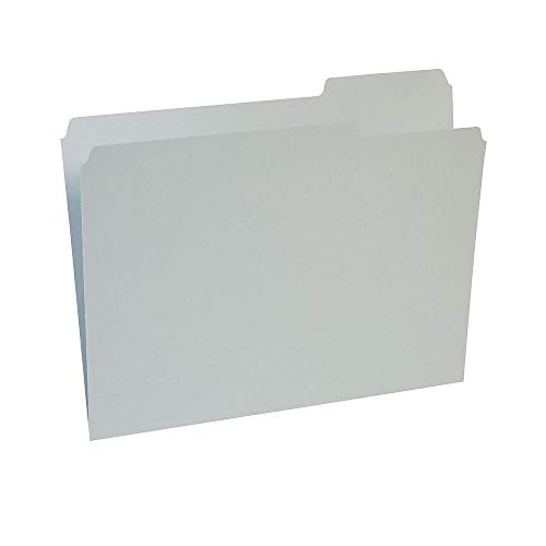 Smead(R) Premium Colored File Folders, 1/3 Cut, Letter Size, Gray, Box Of 100 #TOP1