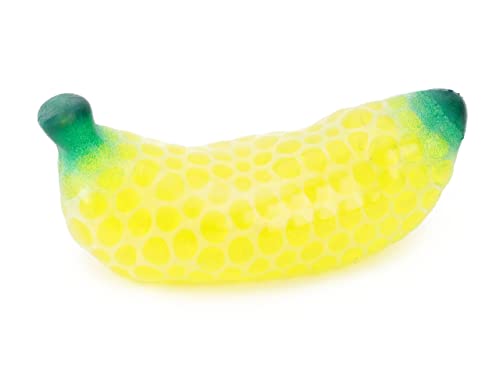 Toyland® Squishy Juguete Perlas Amarillo 11cm - Rellenos de Bolsas de Fiesta - Juguete Blando (Banana)